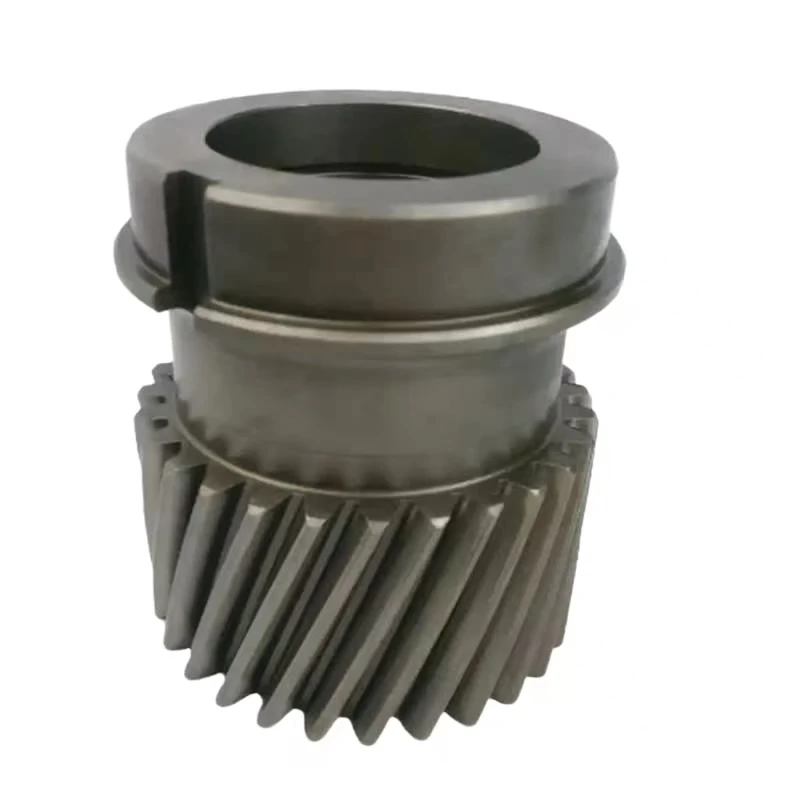 Professional High-Precision CNC Machining for Gear Parts Fine  Carbon Steel Bevel Gear Shaft