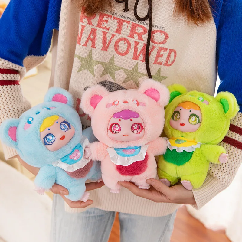 

Новая плюшевая серия «Чайная вечеринка в форме сердца» Xixi для трех лет, слепая коробка, кукла, фигурка, кукла-подвеска