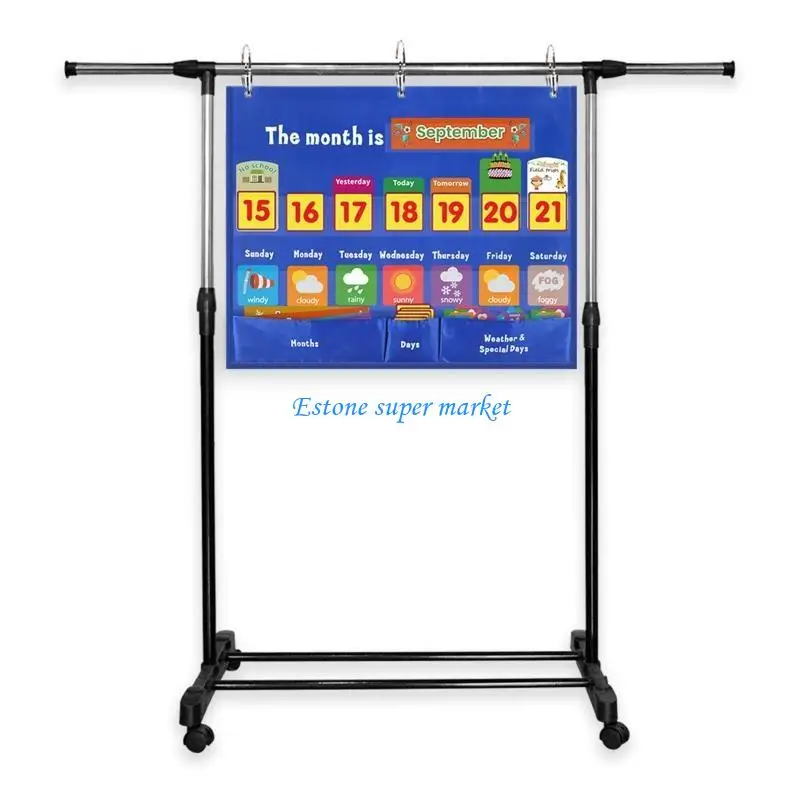 090B Hanging Bag Waterproof Calendar Teaching Aid Baby Development