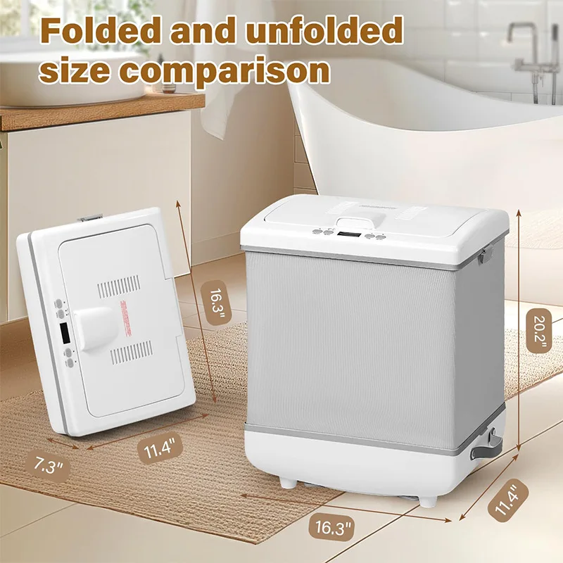 Foldable Large Capacity Towel Heating Bag Portable Towel Heater With LED Display Timing Function