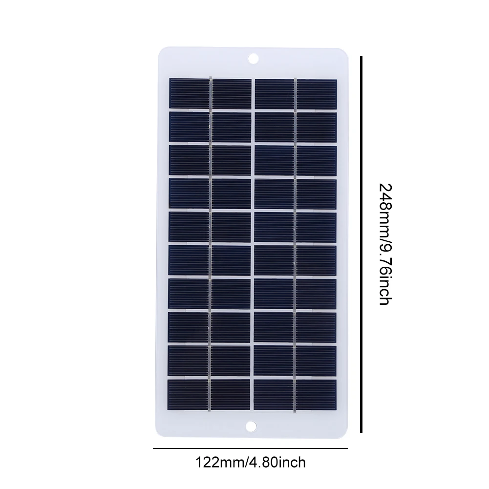 Type-C Portable Solar Panel 20W 5V Battery Charger Solar Panels Phone Doorbell Security Monitoring Mobile Power Supply Generator images - 6