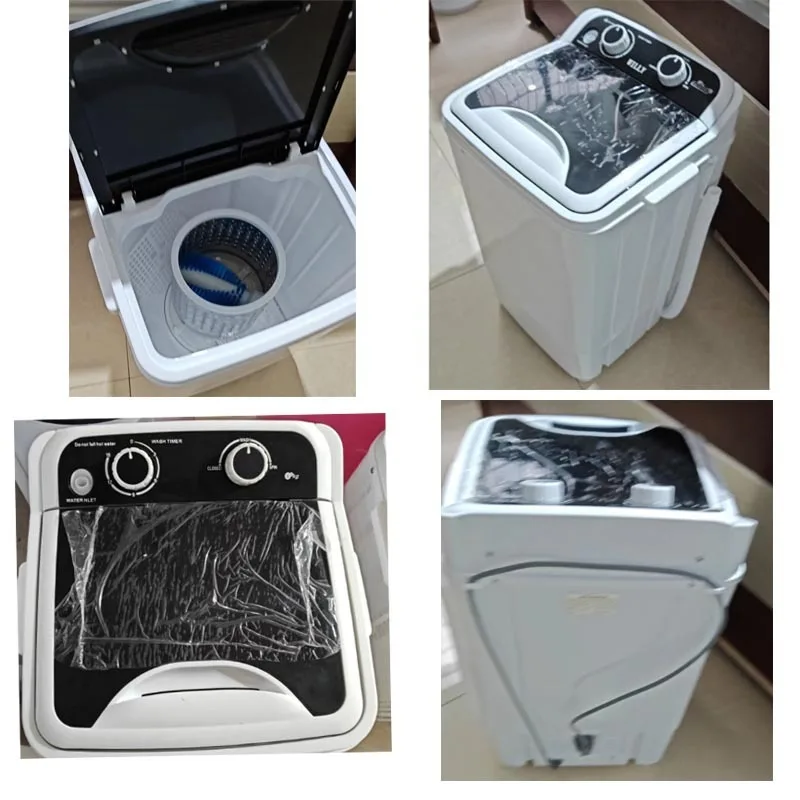 

2026-hot sell 3 IN 1 Washing Machine Semi-Auto Household Small Washing Machine Dormitory 7kg Large Capacity Washing & Shoe Machi