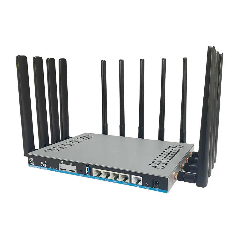 New Design Z8102AX WiFi6 3000Mbps Openwrt WiFi Broadband 5g Modem Router