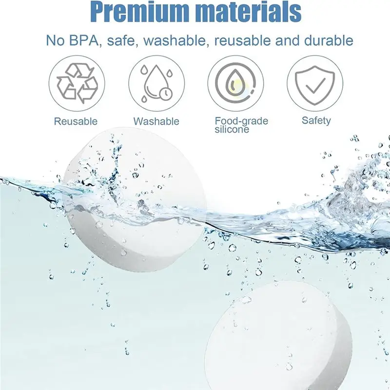 Exquisite-Espresso For Breville Ninja Luxe Cafe Coffee Machine Cleaning Kit 54Mm Reusable Backflush Discs Cleaning Tablets Brush