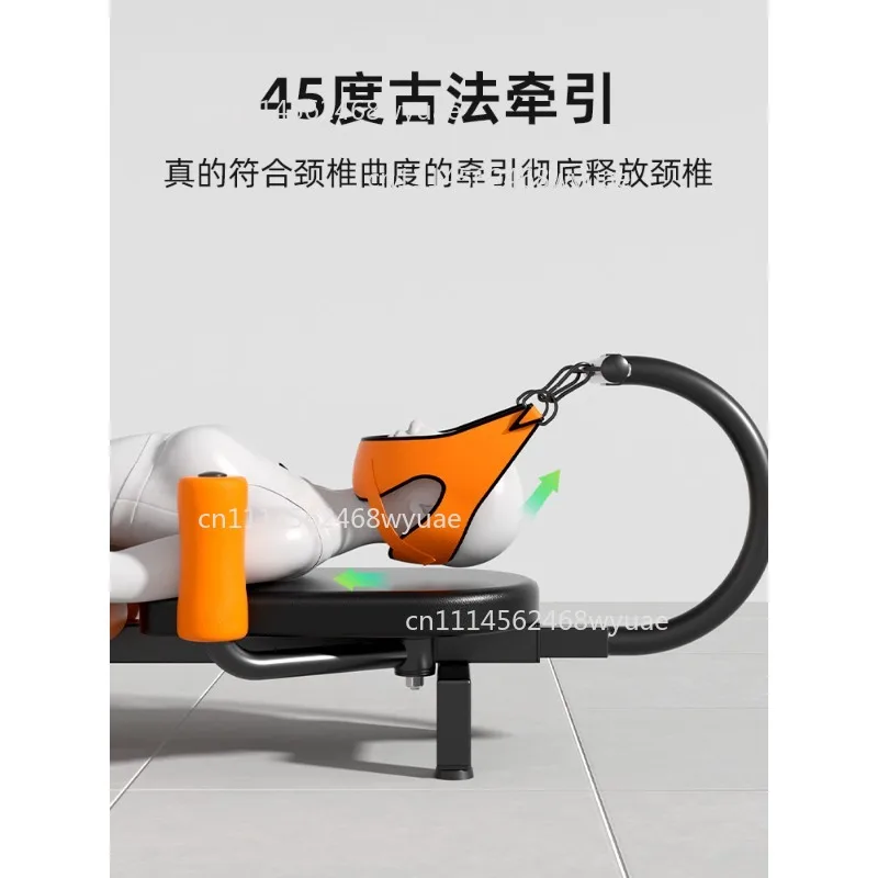Electric traction machine stretching machine for neck and waist stretching leg and relaxation bed Integrated Fitness Equipments