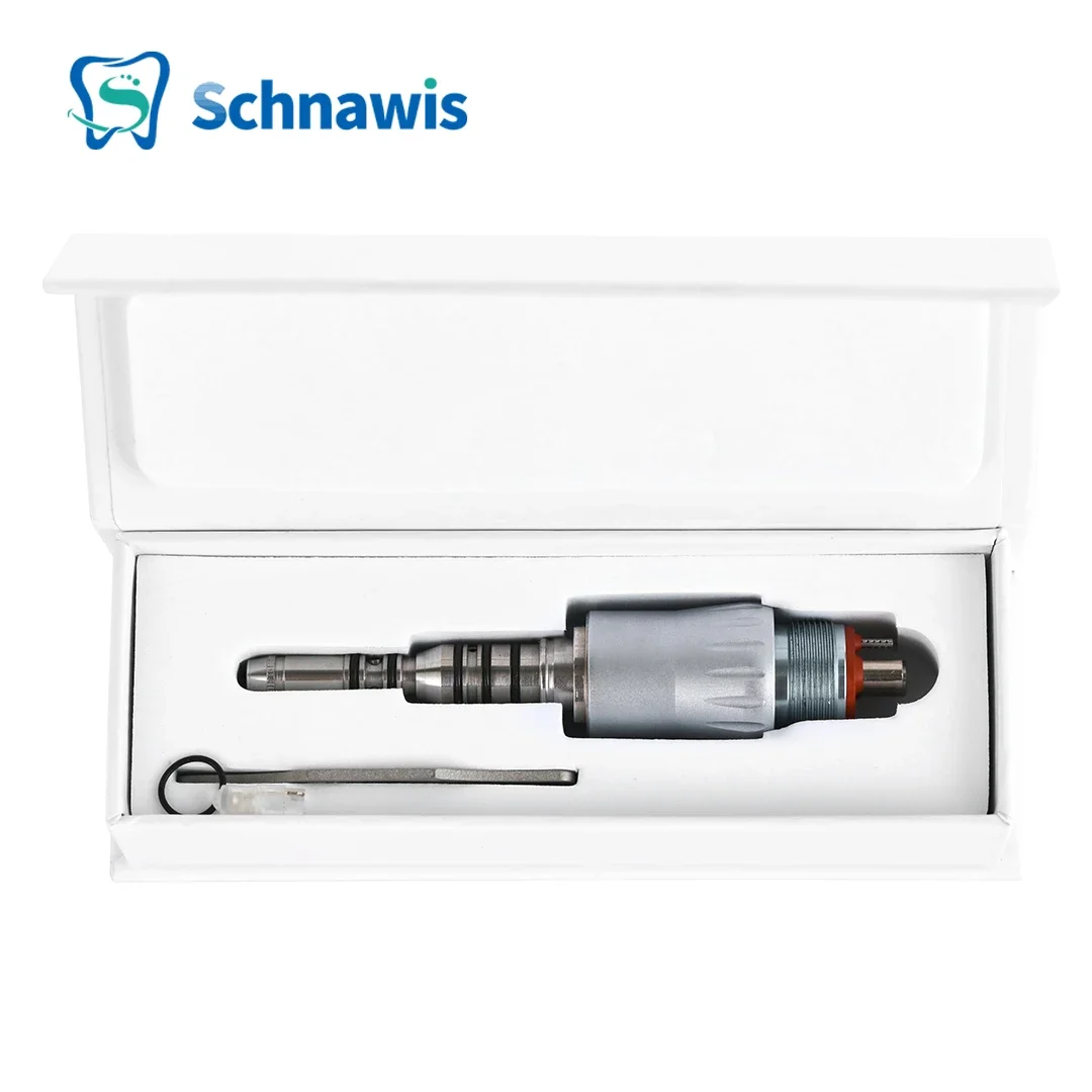 Schnawis-Turbina De Fibra Óptica Dental, Acoplamento Rápido, LED, Conector Do Motor, Odontologia Água Interna, Motor De Ar, Velocidade lenta, Peça De Mão