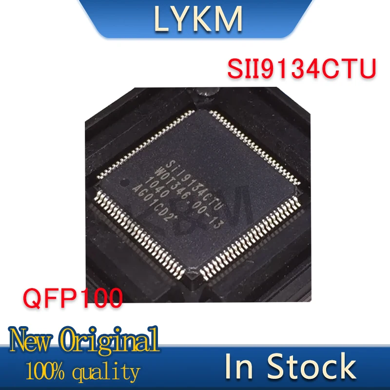 1-5/PCS New Original SII9134CTU SIL9134CTU QFP100 Ethernet chip In Stock