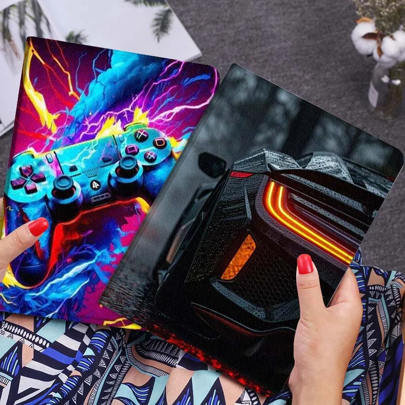 

Чехол для планшета с рисунком игровой консоли для Xiaomi Redmi Mi Poco Pad 2 5 6s 7 7s Ultra Pro Max 14 12.4 12.1 дюймов, мягкий, подарочный