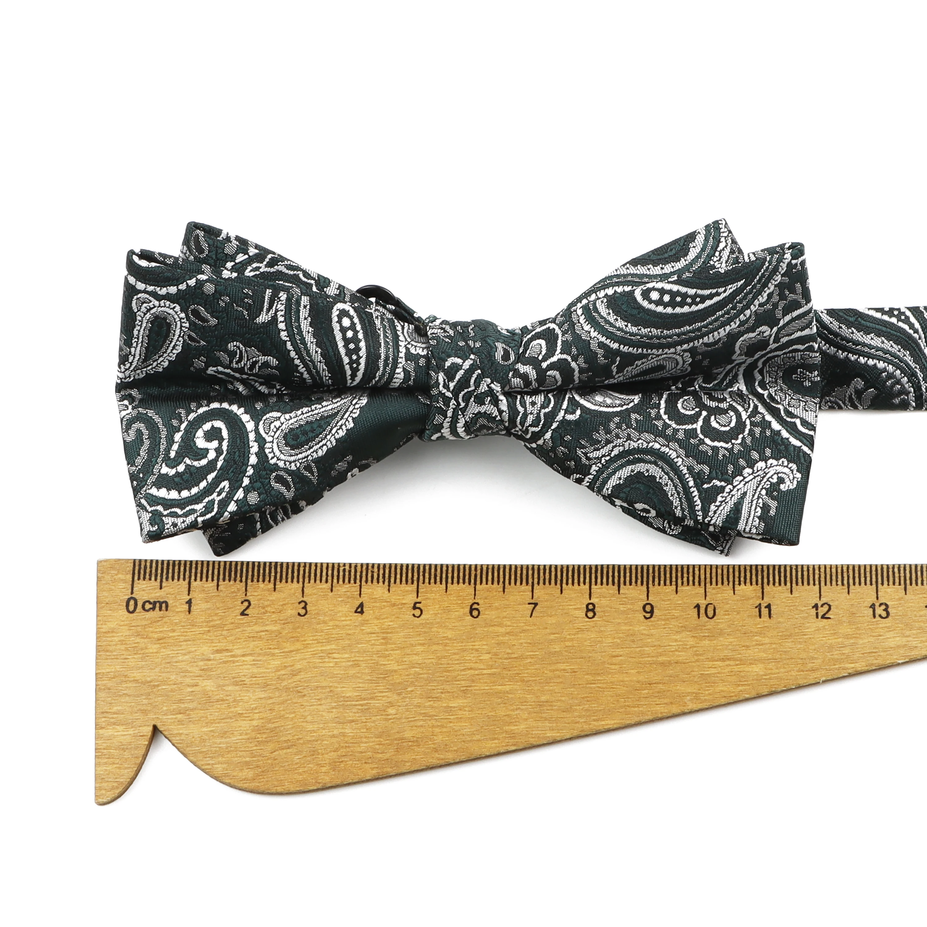 Hoge Kwaliteit Heren Bowtie Mode Dot Gestreepte Paisley Bule Geel Jacquard Weave Vlinder Voor Mannen Zakelijke Bruiloft Das