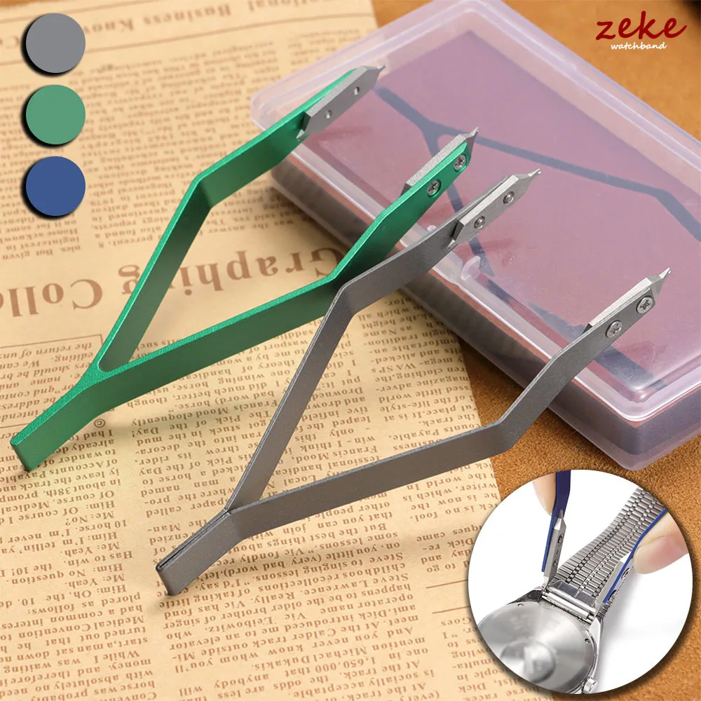 7075 Y Watch Pliers Watch Spring Bar Plier Tool Kit Tweezer Removal Strap with Storage Box Replacement Repair Watch Accessories