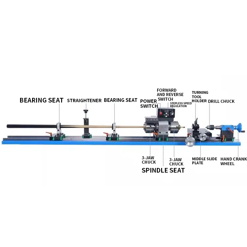 Billiard cue repair machine lathe copper hoop first corner repair leather head open line billiard machine repairer