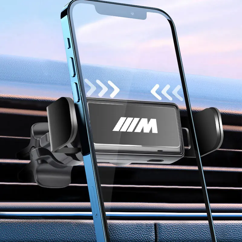

Car Phone Holder Universal GPS Support Car Rack Sticker For BMW M Power X1 e84 X3 f25 X5 e53 x6 e71 ix3 i3 320i 330d M4 1 Series