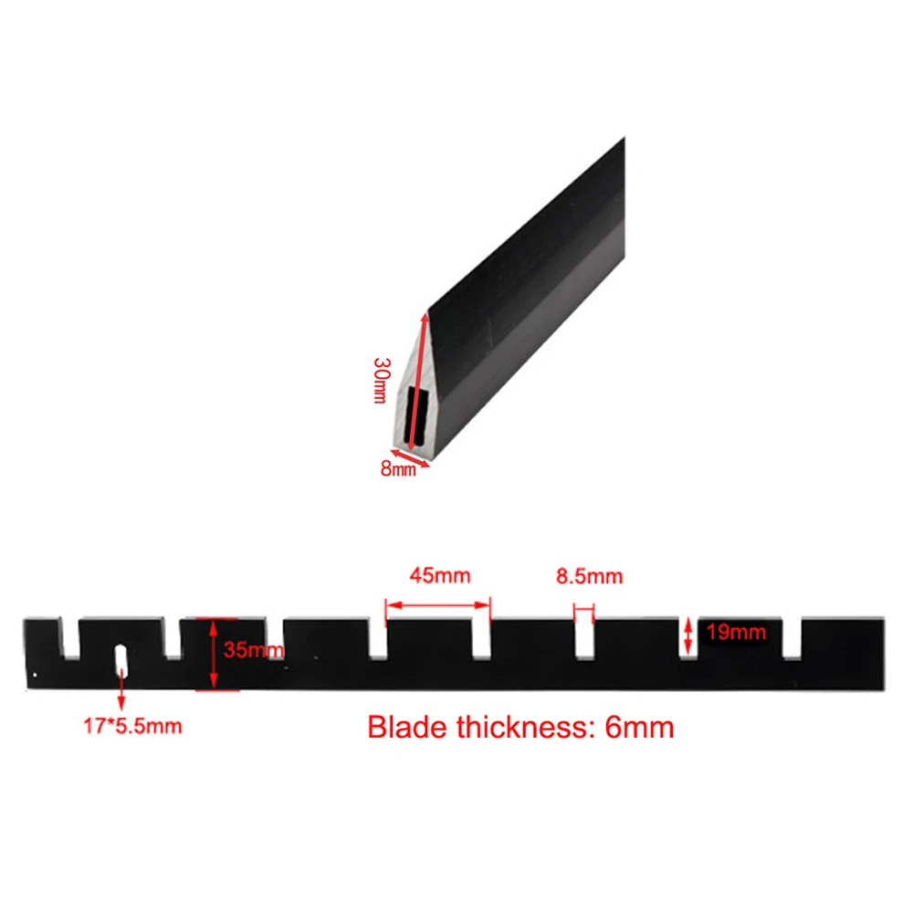 8X30mm شفرة سكين طاولة العمل مادة الاكريليك للقطع والنقش بالليزر CO2