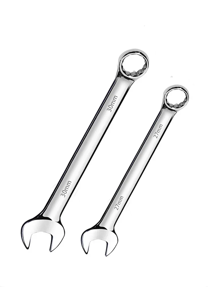 Clé à extrémité ouverte à anneau combiné métrique, 4mm 5mm 6mm 7mm 8mm 9mm 10mm 11mm 12mm 13mm 14mm 15mm 16mm 17mm 18mm 19mm 20mm