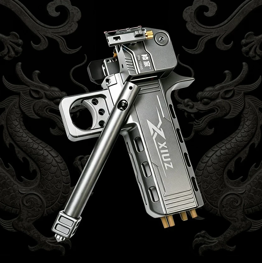 Aluminum Alloy Automatic Loading Slingshot with Sights and Rails High-precision Outdoor Competitive Rapid Fire Slingshot