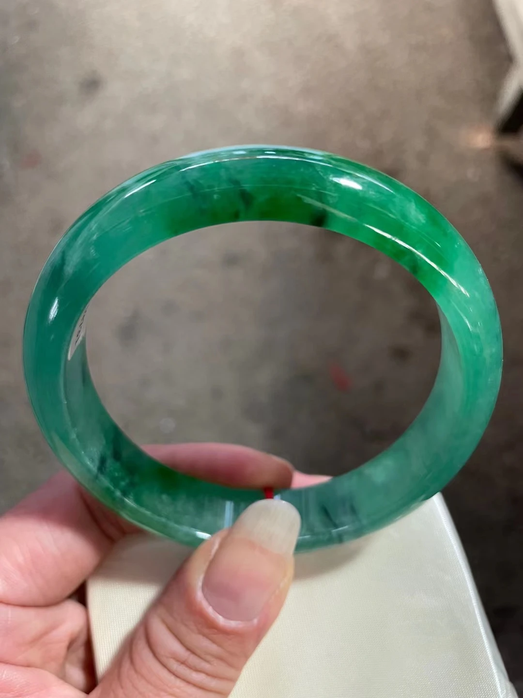 New Natural Burmese Green Jadeite Ice Transparent Exquisite Jade Bracelet Class A Jewelry Accessories Hand Decorations Bangles