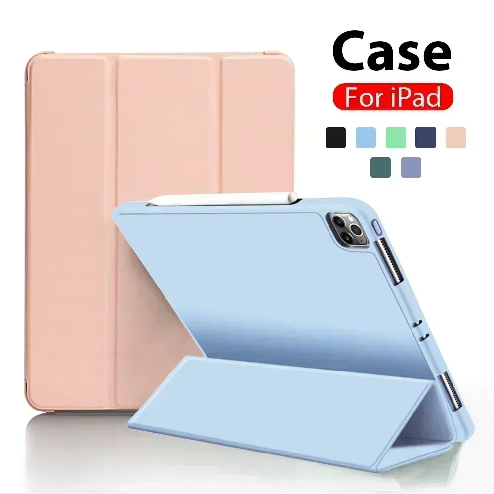 Para ipad pro 11 12.9 2022 caso ar 5 4 3 7th 8th 9th 10th geração para ipad mini 6 pro 9.7 10.2 10.5 10.9 11 flip capa inteligente