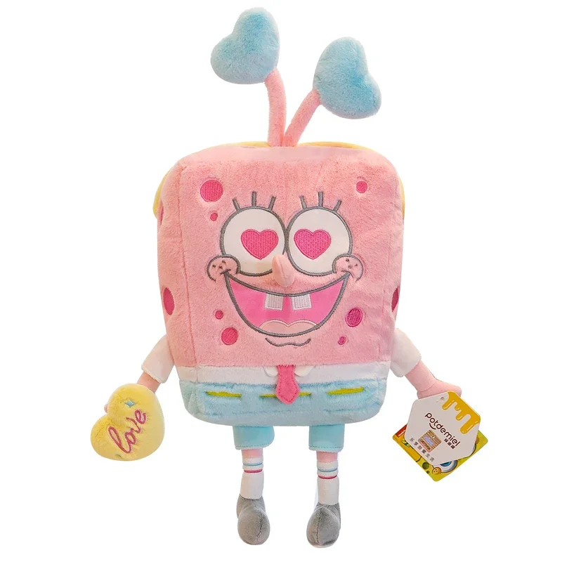 Anime bob esponja calças quadradas patrick estrela rosa kawaii dos desenhos animados cosplay brinquedos de pelúcia boneca presente aniversário para crianças meninas meninos