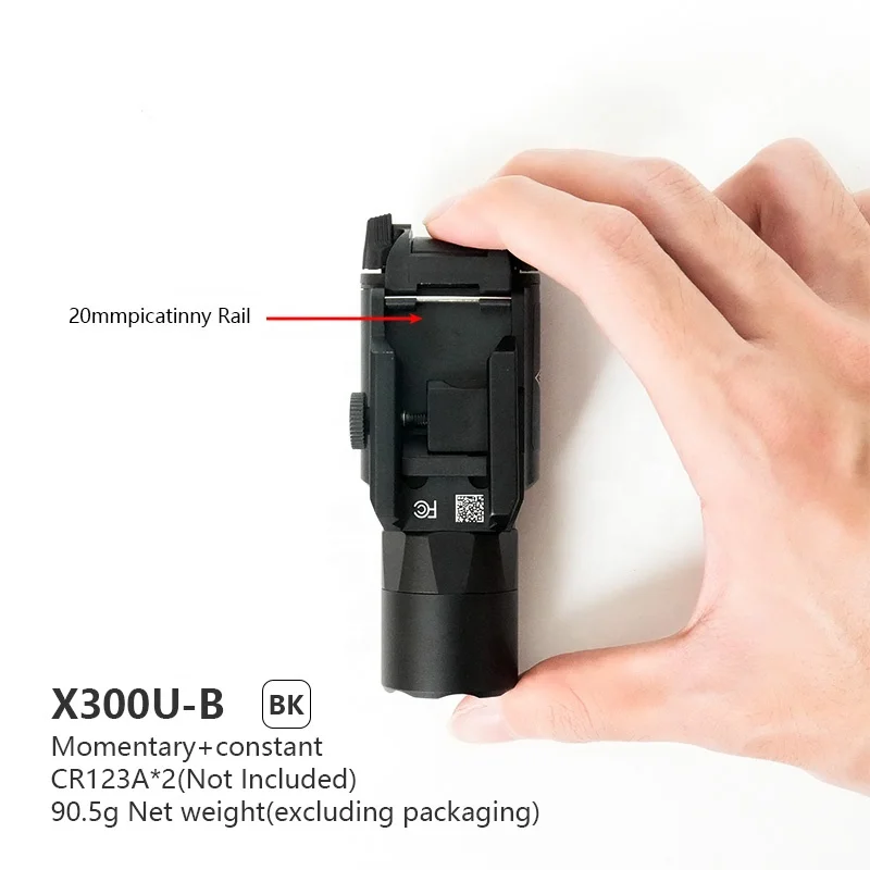 Tactical X300U-B Scout Light Output LED Light Tactical X300U X300 Flashlight Outdoor Light - Image 5