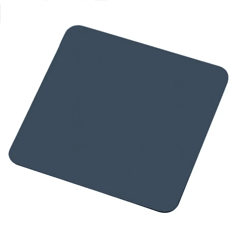 Computer Mousepad Double-sided Square Small Waterproof Thickened Non-slip Faux Leather Solid Color Laptop Mouse Mat Computer Acc