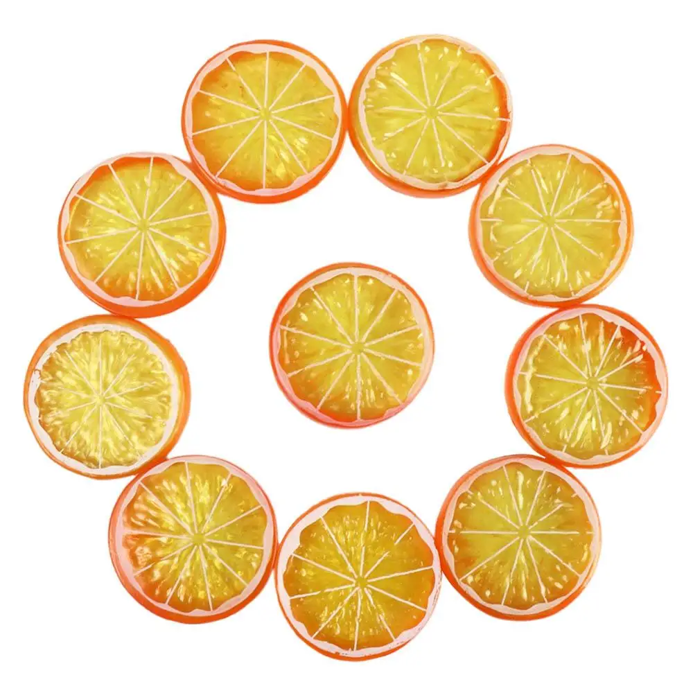 Photography Props Home Fake Fruit Kids Cognitive Toys Fake Limes Chips Artificial Lemon Slice Simulation Fruit Kitchen Decor