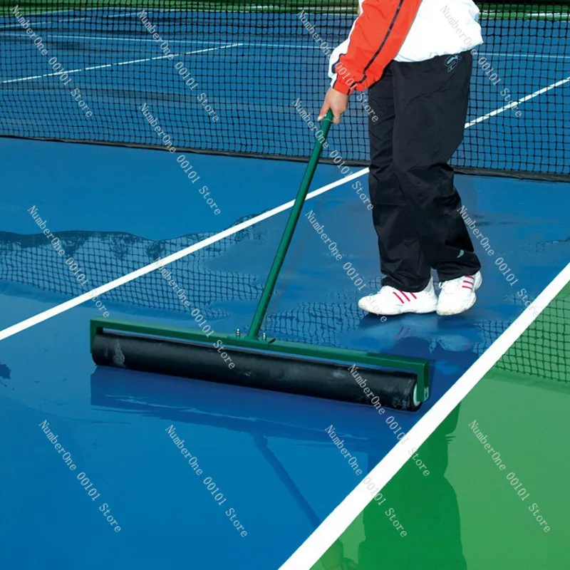 Basketball court, badminton court, outdoor court, water absorber, roller replaceable