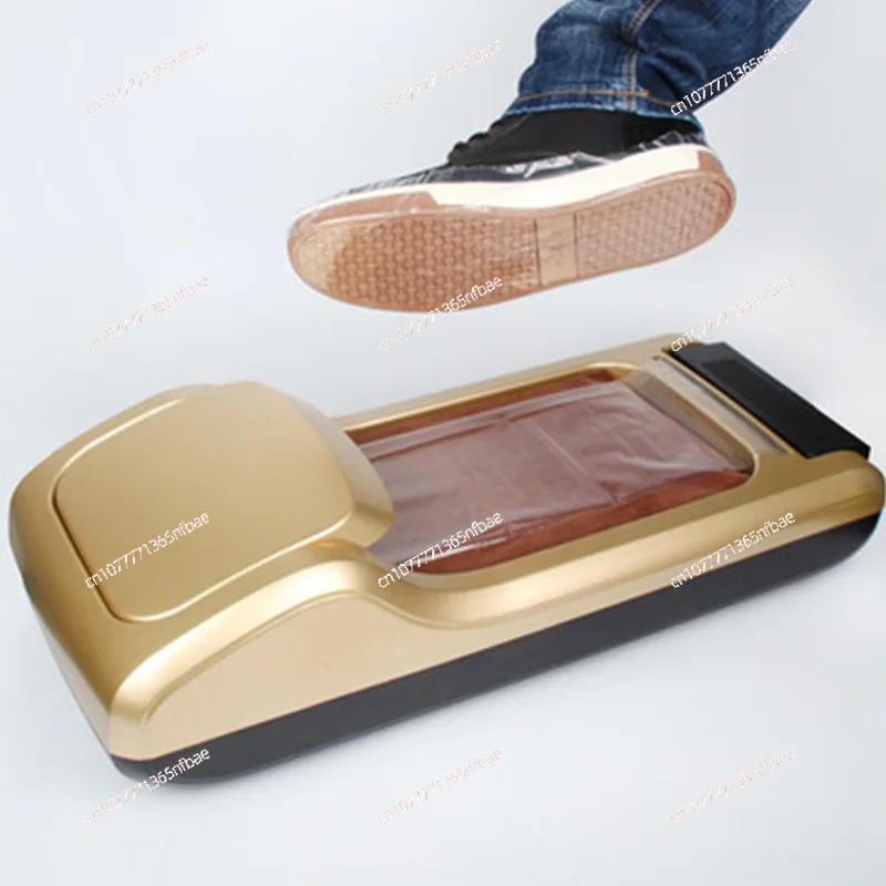 

Automatic Shoe Film Machine, Home Office Disposable Shoe Cover Dispenser, Foot Operated Dustproof Non-Slip Shoe Cover Machine