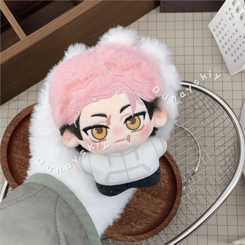 JJK New Plush Gojo Satoru Itadori Yuji Fushiguro Megumi 10cm Q Version Plush Cosplay Costume Anime Peripheral Collectible Figure - view 6
