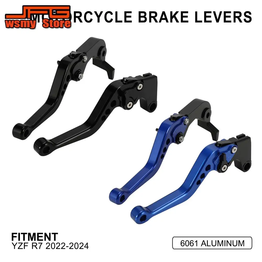 

Motorcycles Accessories Clutch Brake Levers Clutch Handle Modified Brake Adjustable Hand Levers For YZF R7 2022-2024 Dirt Bike