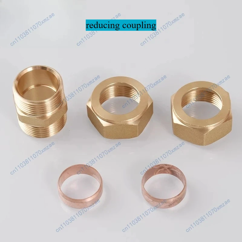 

Brass Equal Diameter Thickened Ferrule High Pressure Copper Pipe Connector 6/8/10/12/15/16mm