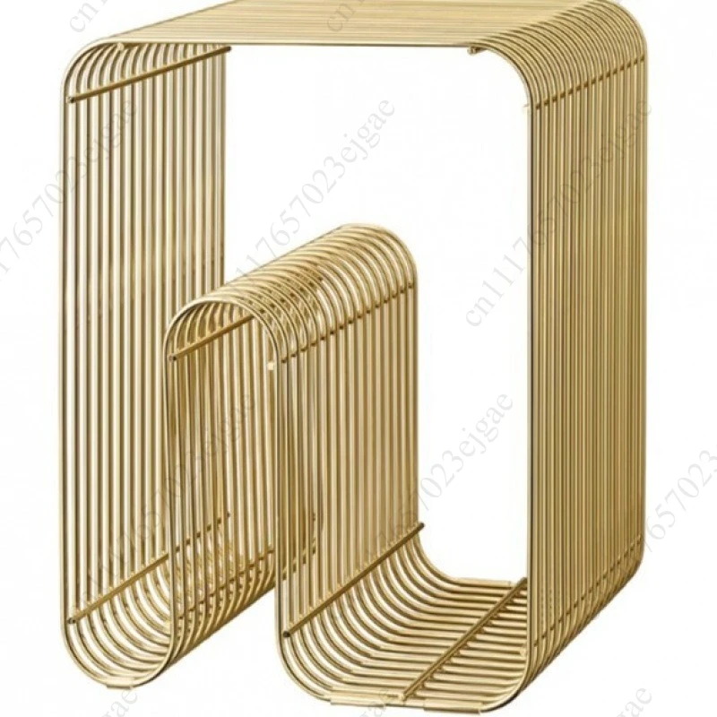Metal bookshelf - stylish multi-purpose magazine and newspaper storage rack for home office decoration