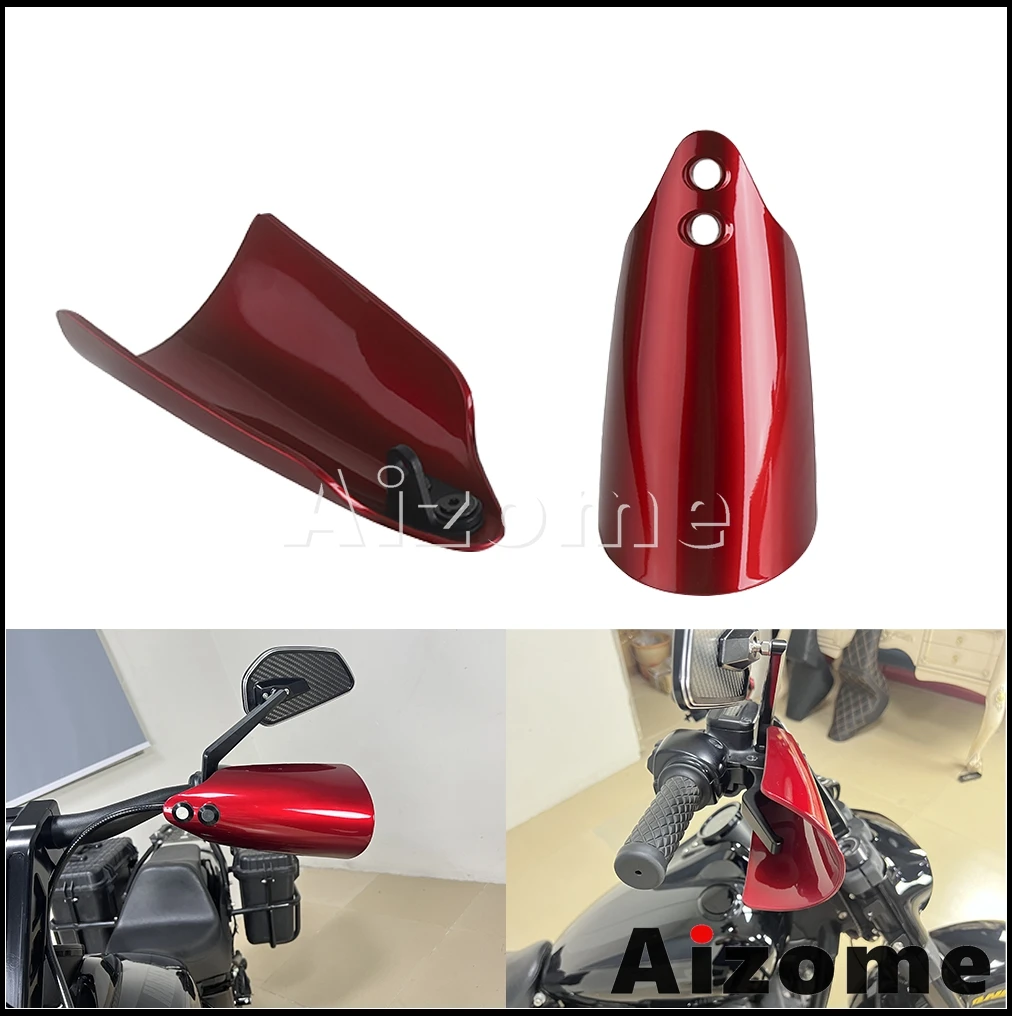 Hand Guards For Harley Touring Road King CVO/SE FLHR FLHRC FLHRSE 08-16 Motorcycle Handlebar Polycarbonate Handguards Protector