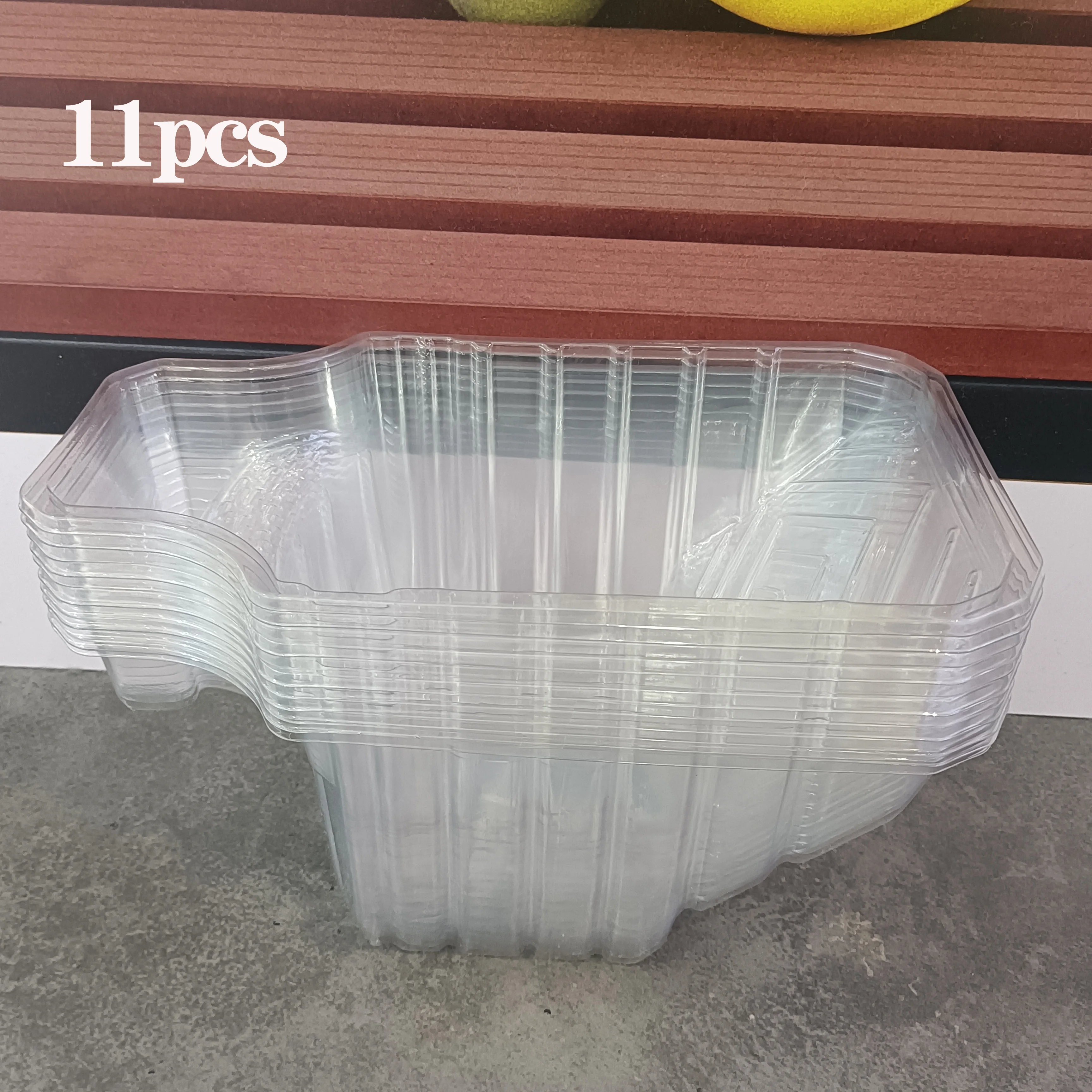 

Набор из 11 прозрачных ведер для краски из ПЭТ для быстрого изменения цвета, без остатков, безопасного нанесения краски, экологически чистых и удобных