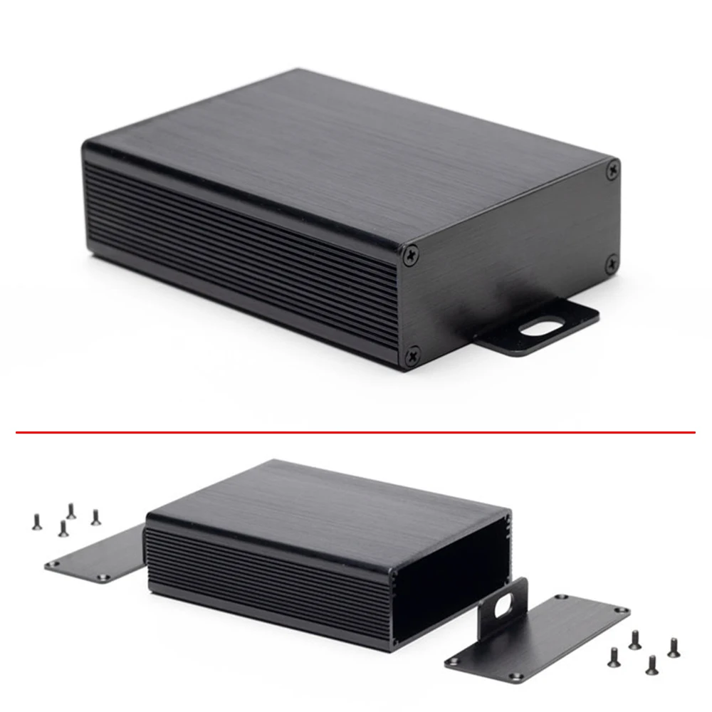 Customized Universal Holding Circuit Board Metal Housing PCB Instrument Enclosure Aluminum Electronic Project Box J16 74*29MM