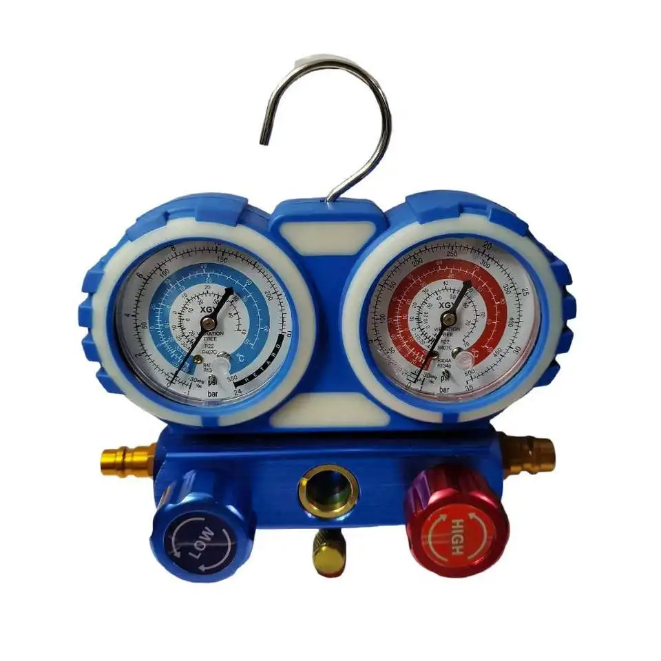 3 Way Ac Diagnostic Manifold Gauge Set For Charging And Pump Evacuation,Value Manifold Gauge