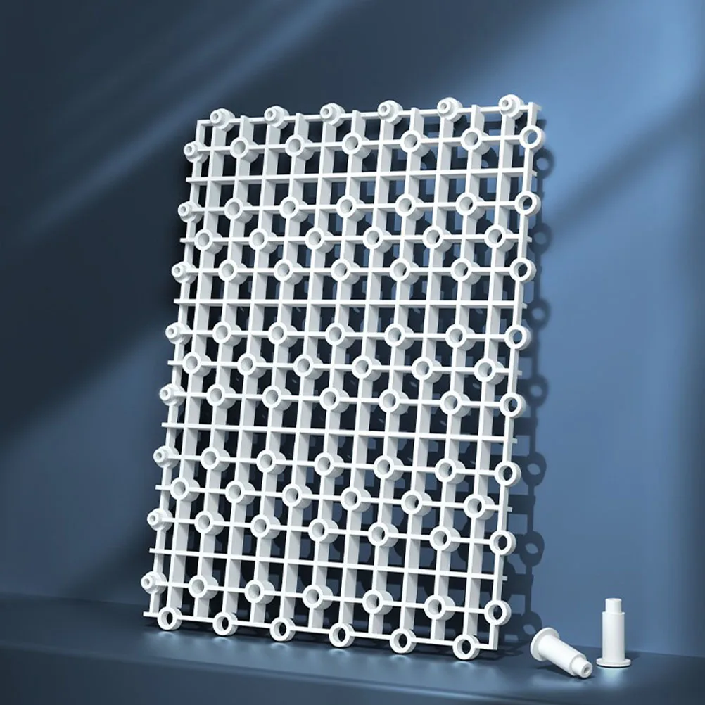 1Set Aquarium Isolation Plate Plastic Grid Divider Fish Tank Bottom Filter Tray Strong Load Bearing for Fish Breeding