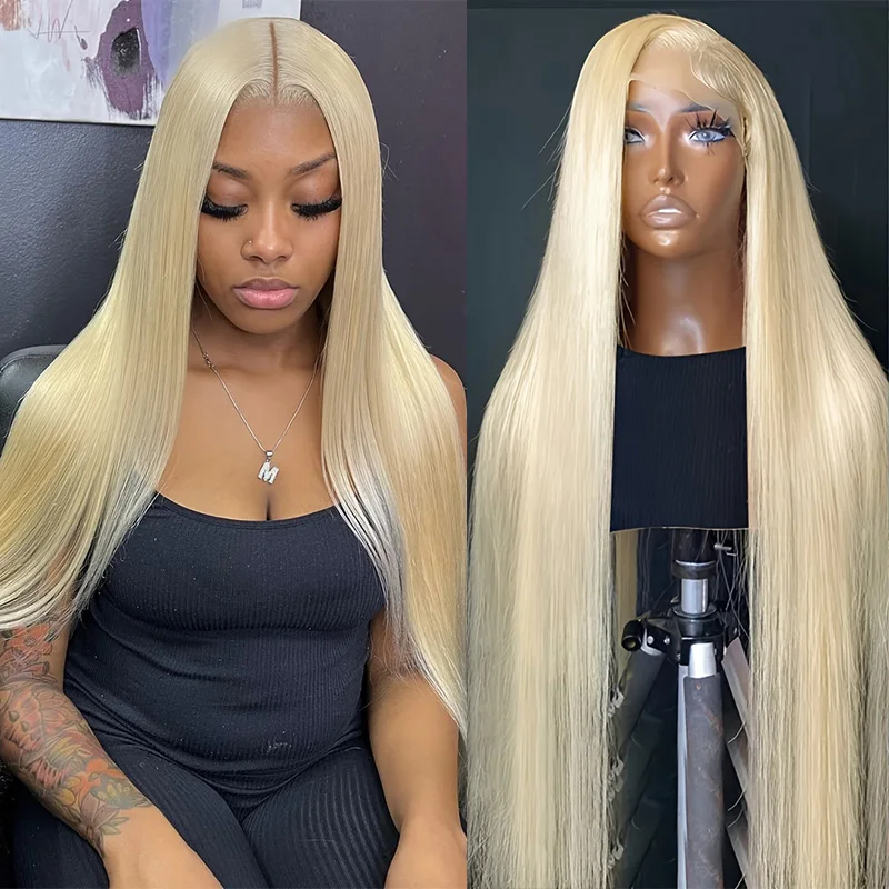 613 hd lace frontal wig blonde human hair 13x6 Straight wigs for women choice cheap wigs on sale clearance