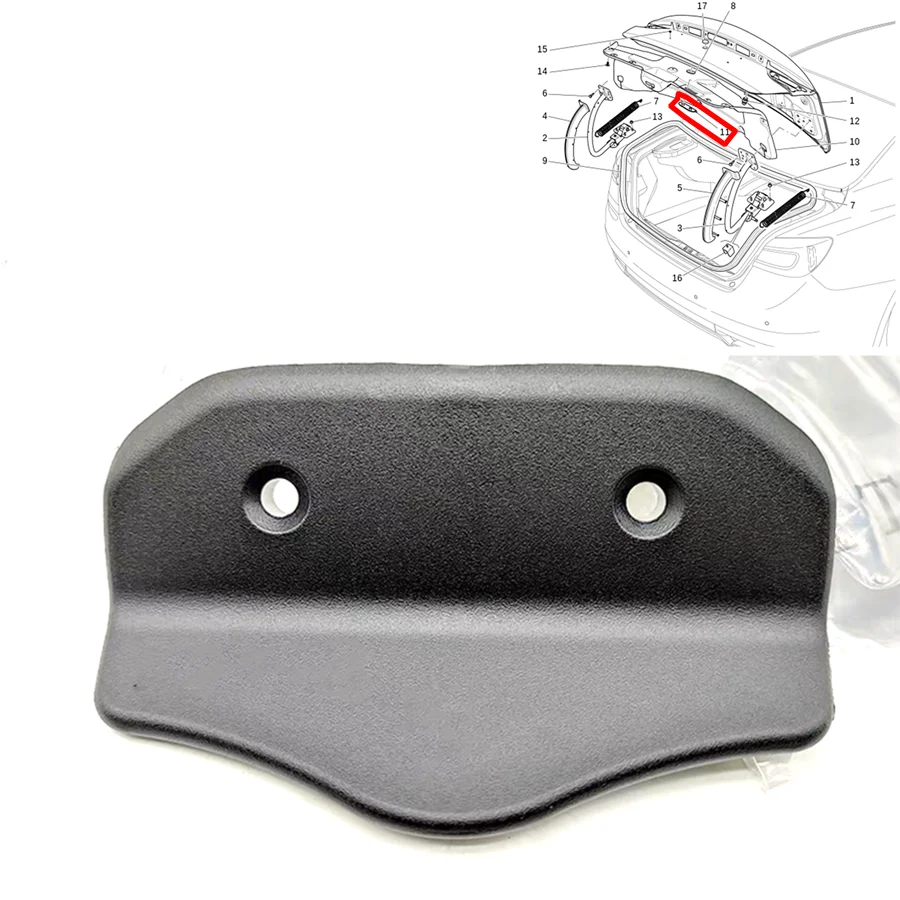 

Wooeight Rear Trunk Cover Pull Handle OEM 670108335 For Maserati Quattroporte Ghibli Tailgate Lid Lock Door Open Handle Cap