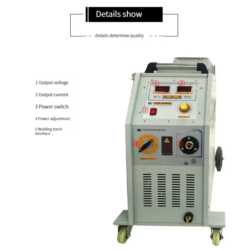 

New Portable Automobile Welding CO2 Gas Shielded Welding Machine, Two Protection Welding Machine, Wire Feeder, External Built-i