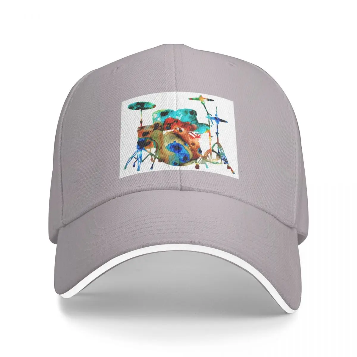 The Drums - Music Art By Sharon Cummings Cap Baseball Cap beach golf hat women Men's