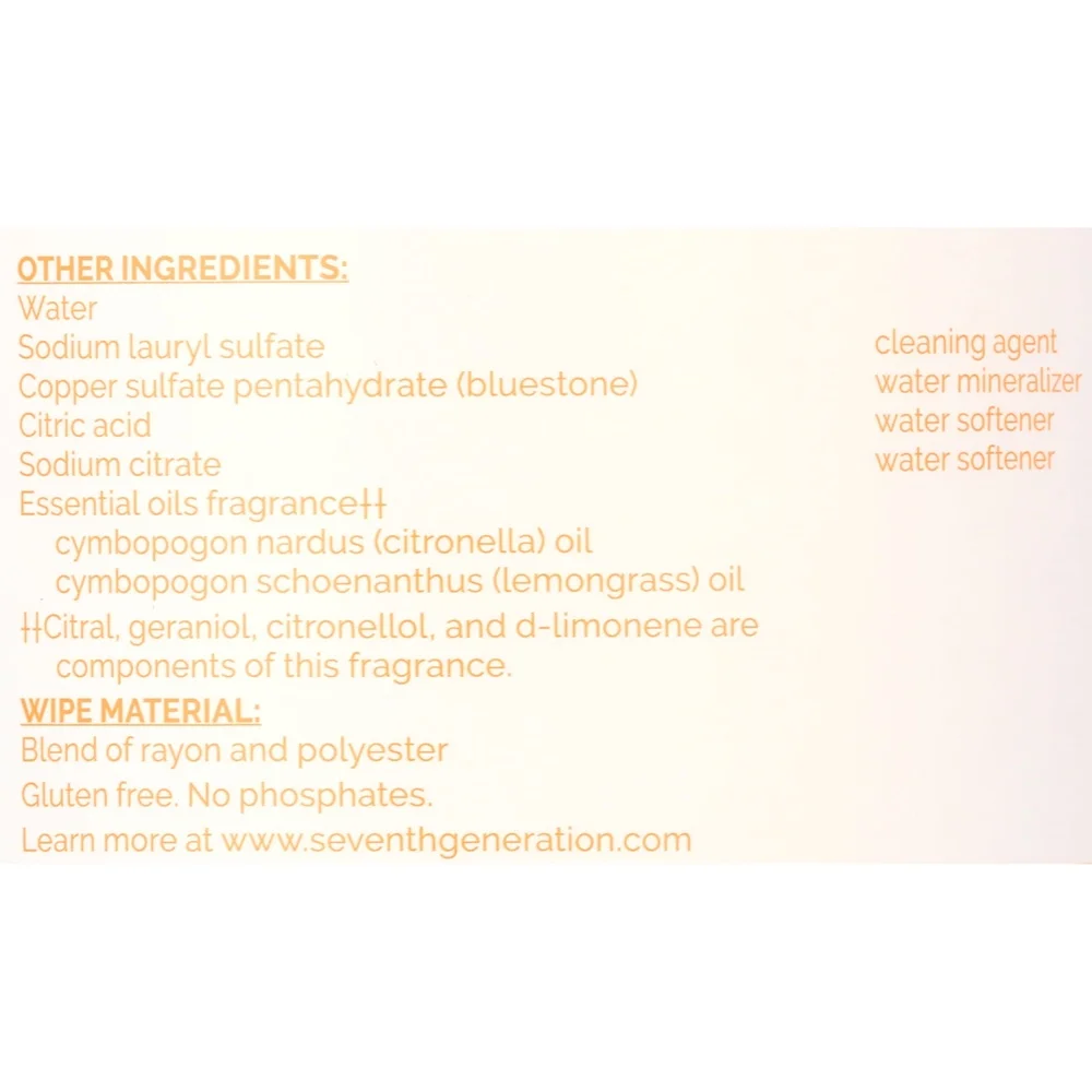 Household Disinfecting Wipes Lemon Citrus Scent Odor Control Cleaning Cloths 70 Count Disposable Multi-Surface Kitchen Bathroom