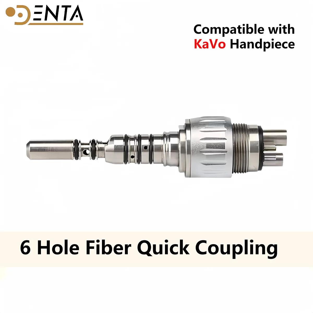 1pcs 6 hole Dental Quick Coupler Coupling Fit for Kavo Fiber Optic Handpiece 6Hole Dentistry tools