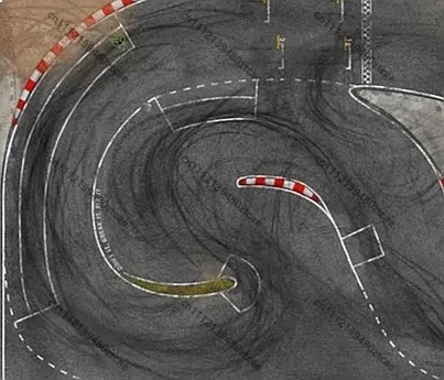 1/28 Scale RC Drift Track Carpet High Grip Simulation Racing Surface for Mosquito GLD DRZ Models Hobbyist