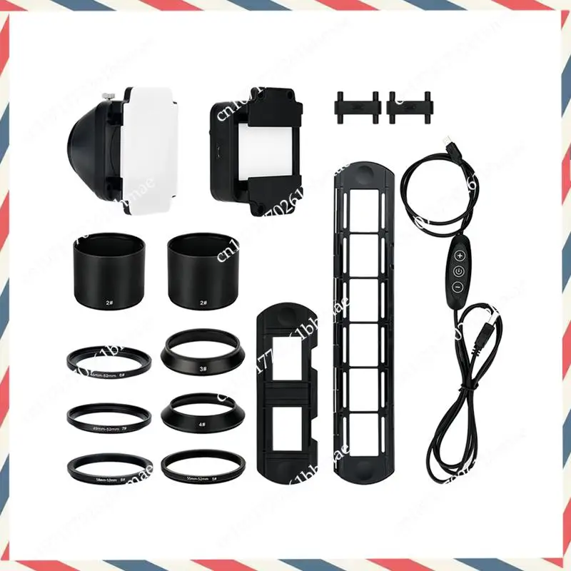 -A21Z 35 มม.ฟิล์มเชิงลบ Digitizing ชุดอะแดปเตอร์ Negative & สไลด์อะแดปเตอร์ไฟ LED ฟิล์ม Digital Converter Kit