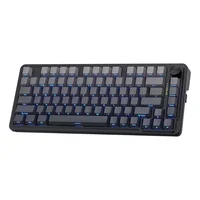 Redragon K673 GB 75% Junta inalámbrica RGB 3 modos 81 teclas Teclado mecánico para juegos con enchufe intercambiable en caliente