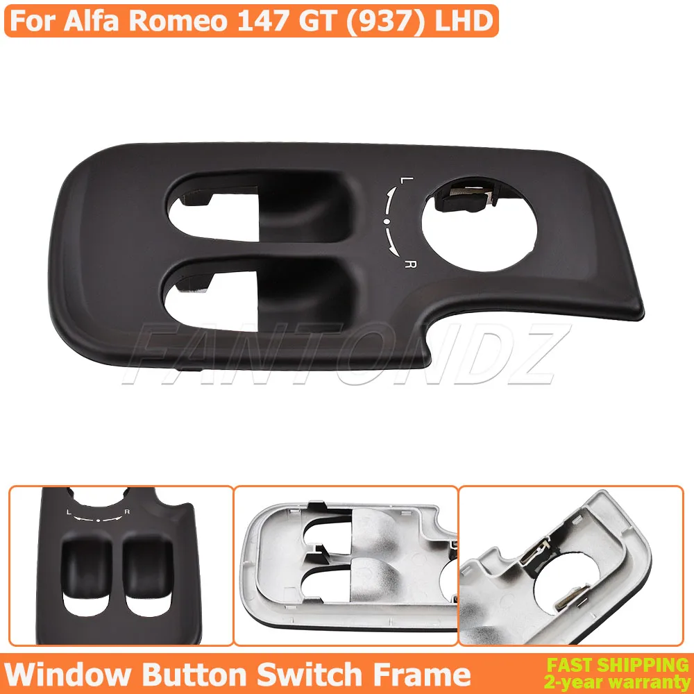 

LHD Car Interior Door Window Regulator Button Cover Trim For Alfa Romeo 147 GT (937) Front Door Left Driver Side Car Accessories