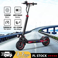 Electric Skateboard 1200W Motor 48V18AH Battery City Commuting Electric Scooter Aldult 11 Inch Off-road Tire Riding EScooters