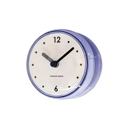 Kitchen Sucker Wall Clock Bathroom For Home Sucker Wall Clock Bathroom Wall Clock Pink Plastics Waterproof Anti-Fog Black