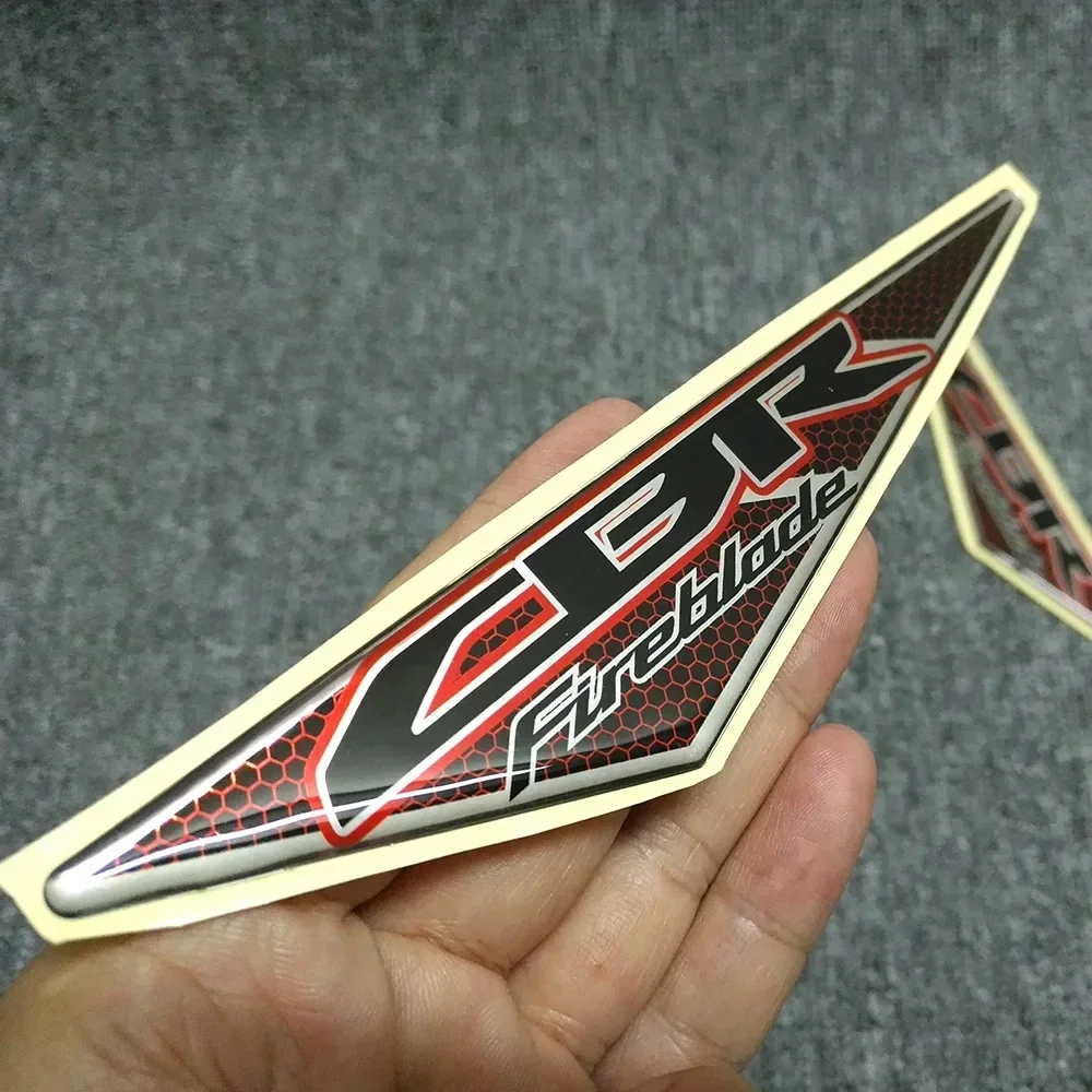 Cocok untuk Honda CBR 600 F 600F CBR600F Fireblade HRC stiker Gas minyak bahan bakar Kit lutut Fender Tank Pad perlindungan