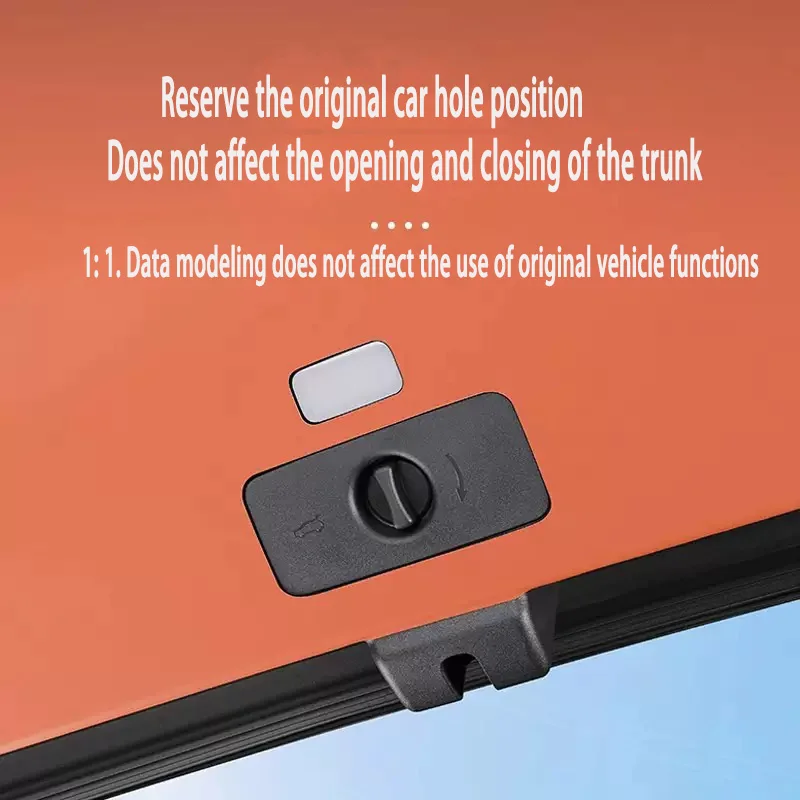 JHZ for Suitable For Ideal L6 Tailgate Sticks Trunk Protection Pads Protective Panels Decorative Accessories Automotive Supplies